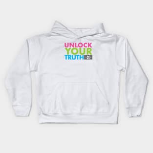 Unlock Your Truth in color Kids Hoodie